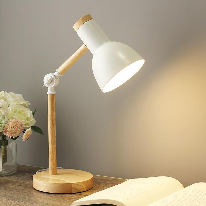 Premium | Adjustable & Foldable Wooden Desk Lamp