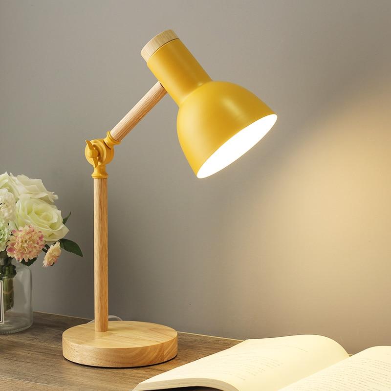 Premium | Adjustable & Foldable Wooden Desk Lamp