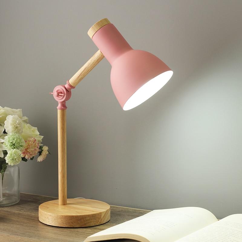Premium | Adjustable & Foldable Wooden Desk Lamp