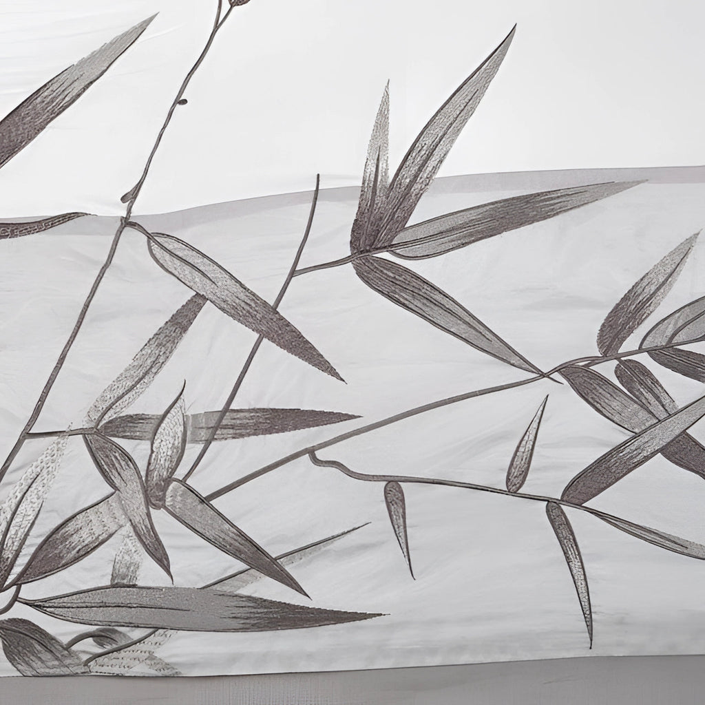 Burgundy Embroidered Silk Pillow - Asian-Inspired Luxury Decor