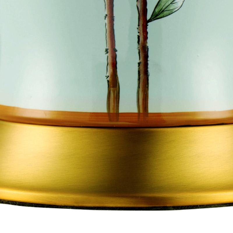 23 Inch Vivid Branches and Birds Premium Porcelain Table Lamp